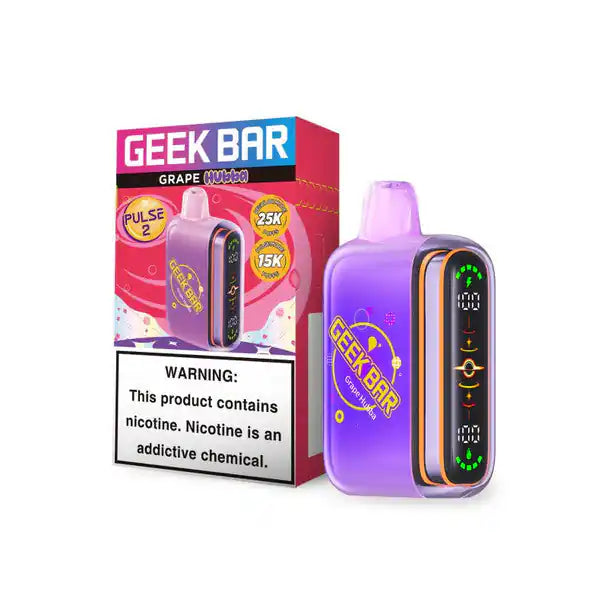 Grape Hubba Disposable Vape - Geek Bar Pulse 2 25K
