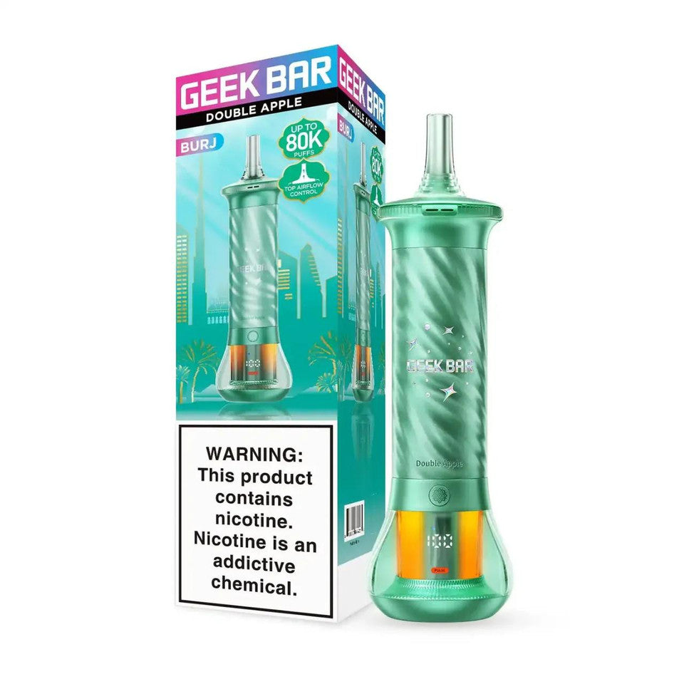 Double Apple - Geek Bar Pulse X 2 50K disposable vape packaging 