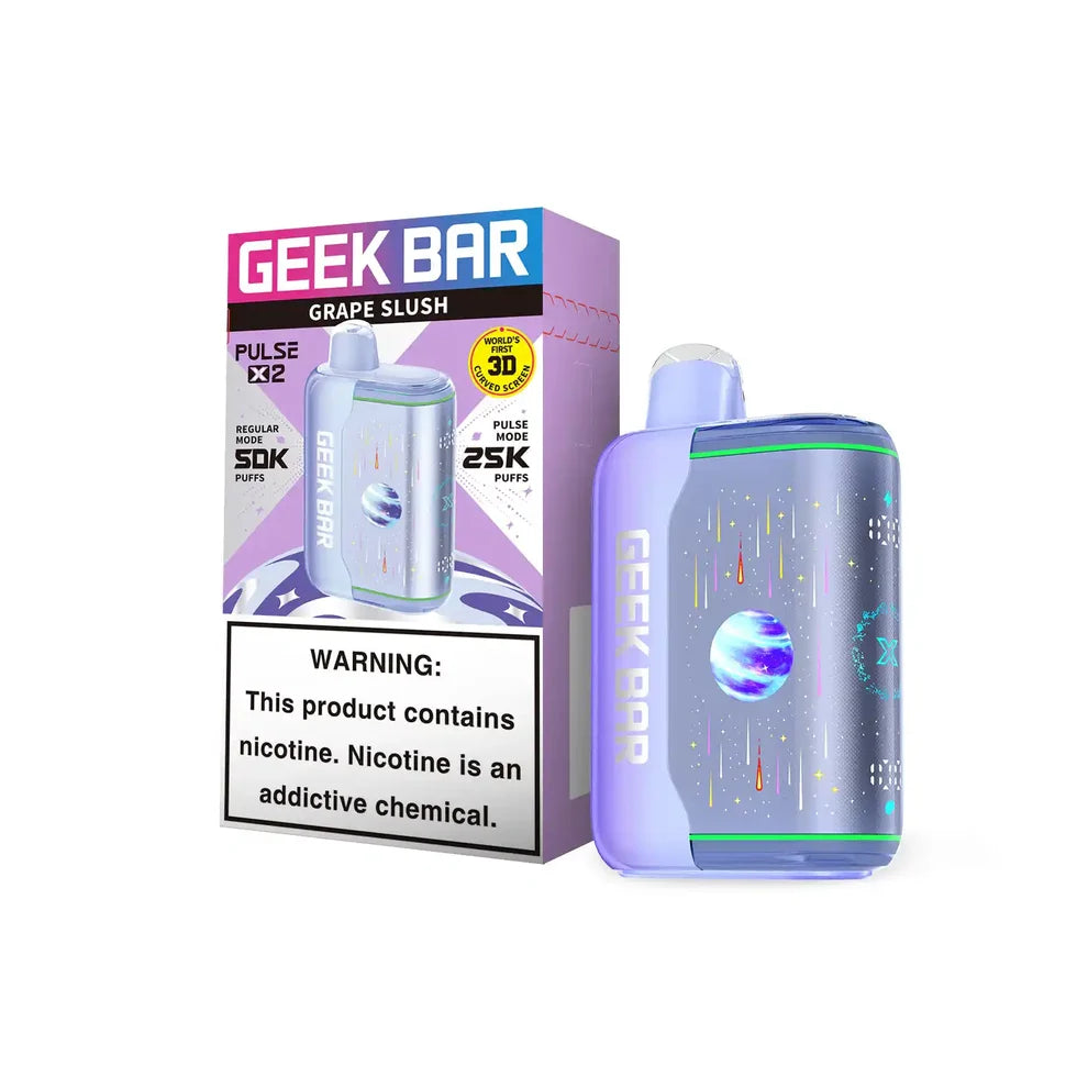 Grape Slush Disposable Vape - Geek Bar Pulse X 2 50K