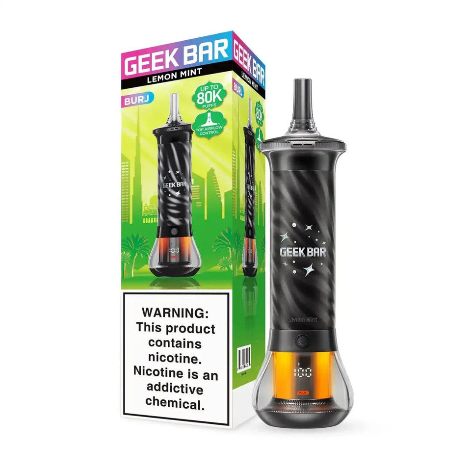 Lemon Mint - Geek Bar Pulse X 2 50K disposable vape packaging 