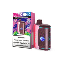 Strawberry Bxll - Geek Bar Pulse X 2 50K disposable vape packaging 