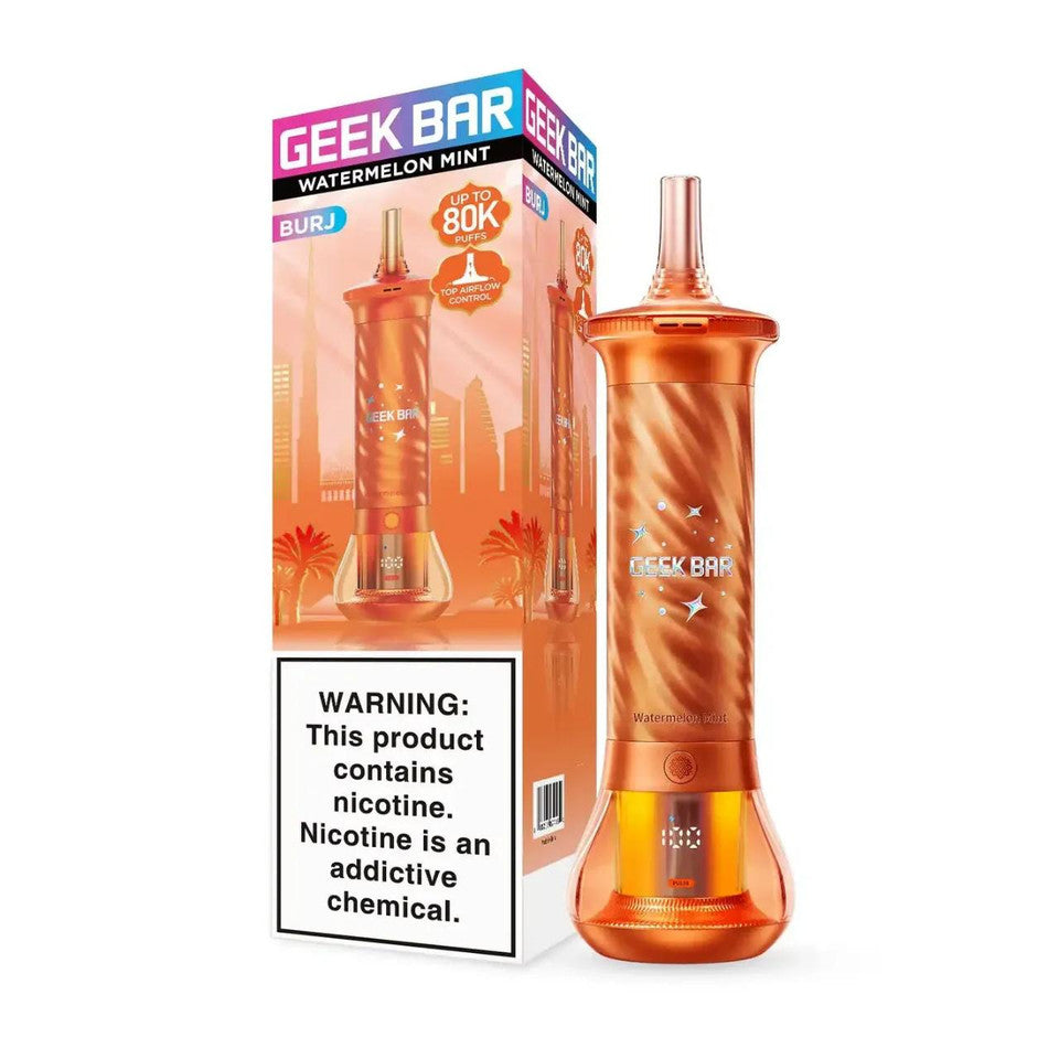 Watermelon Mint - Geek Bar Pulse X 2 50K disposable vape packaging 