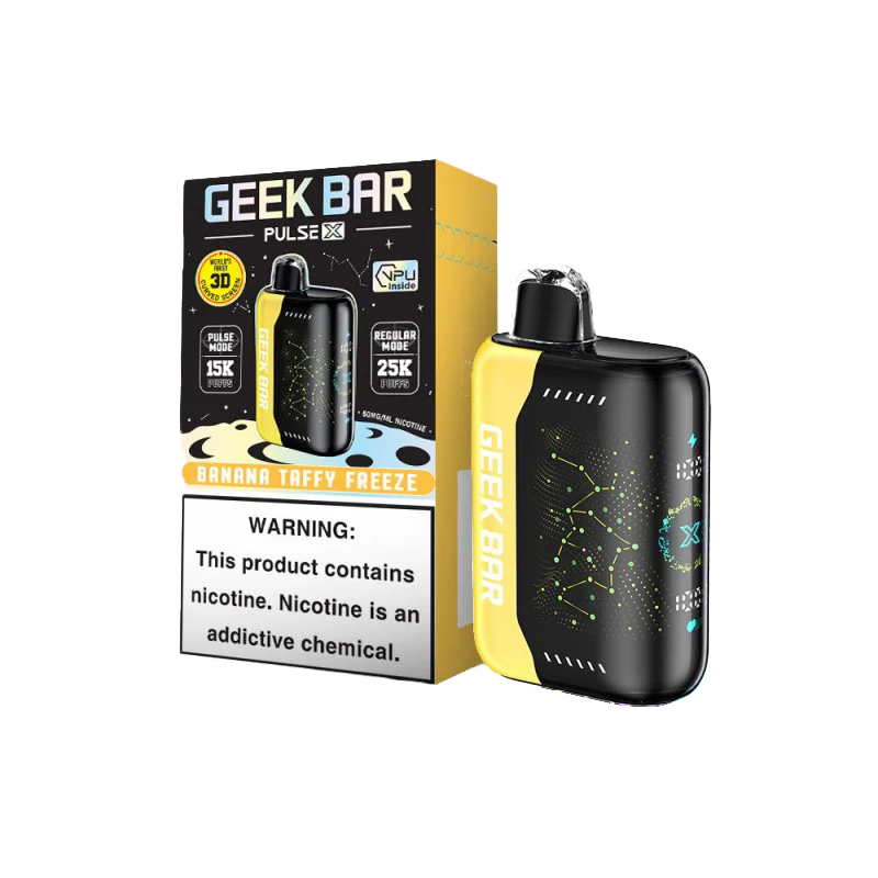 Banana Taffy Freeze - Geek Bar Pulse X 25000 | Online Vape Shop Banana Taffy Freeze - Geek Bar Pulse X 25000 | Online Vape Shop