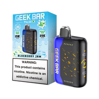 Blueberry Jam Geek Bar Pulse X 25000 Disposable Vape Packaging 
