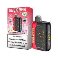 Strawberry Jam Geek Bar Pulse X 25000 Disposable Vape Packaging 