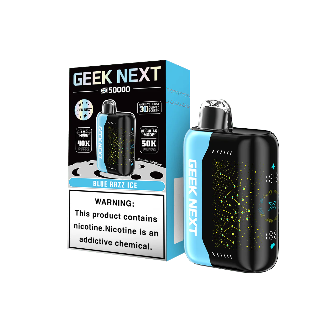 Blue Razz Ice Disposable Vape - Geek Next X 50000