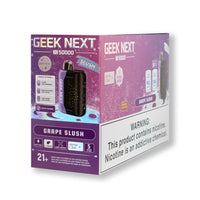 Grape Slush Geek Next X 50000 disposable vape packaging