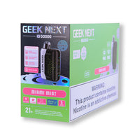 Miami Mint Geek Next X 50000 disposable vape packaging