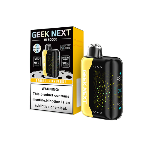 Banana Taffy Freeze - Geek Next X 50000 | Online Vape Shop