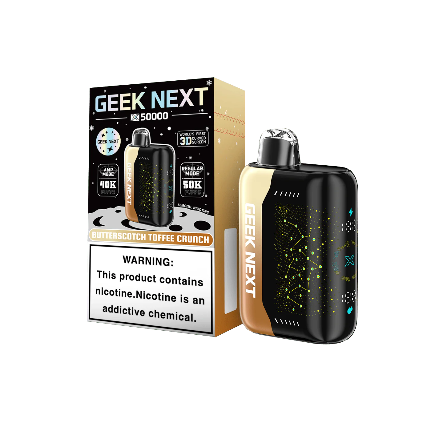 Butterscotch Toffee Crunch Disposable Vape - Geek Next X 50000