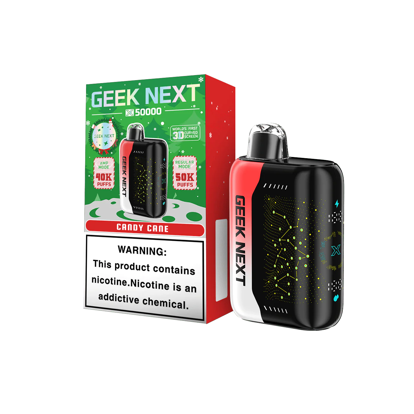 Candy Cane Disposable Vape - Geek Next X 50000
