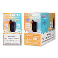 Frozen Pina Colada Geek Next X 50000 Disposable Vape Packaging