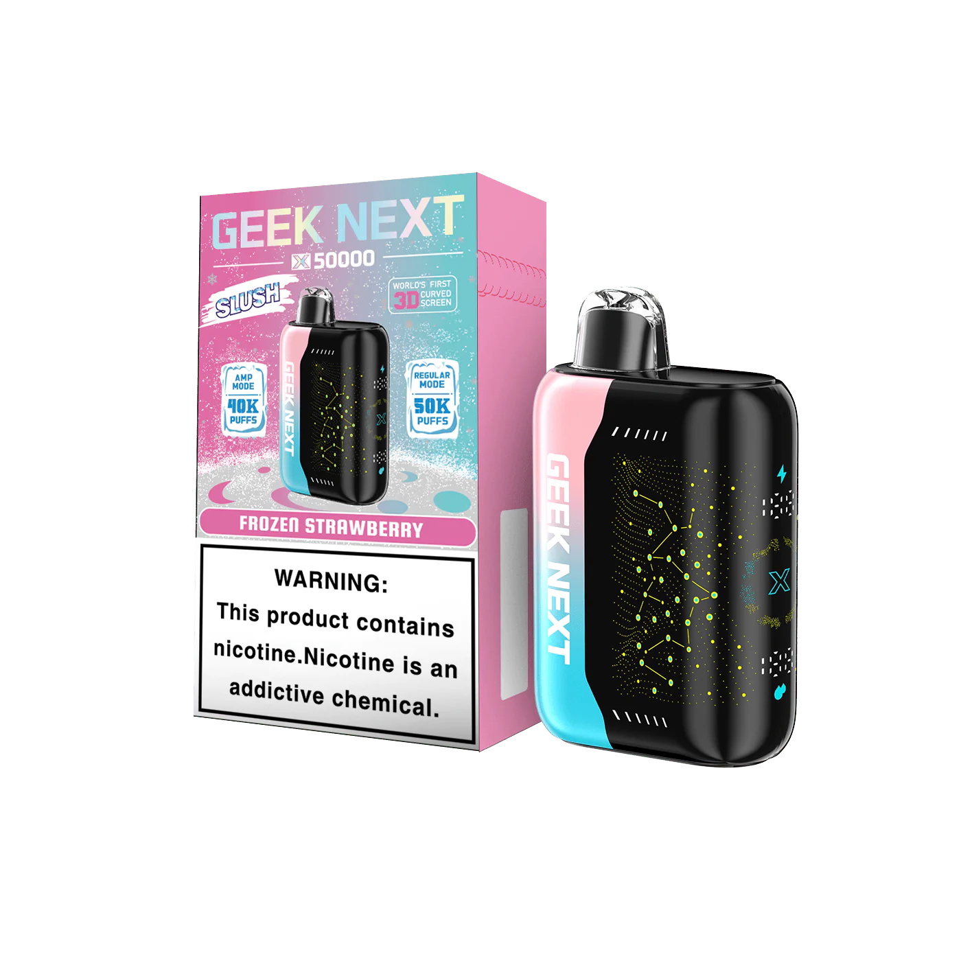 Frozen Strawberry Disposable Vape - Geek Next X 50000