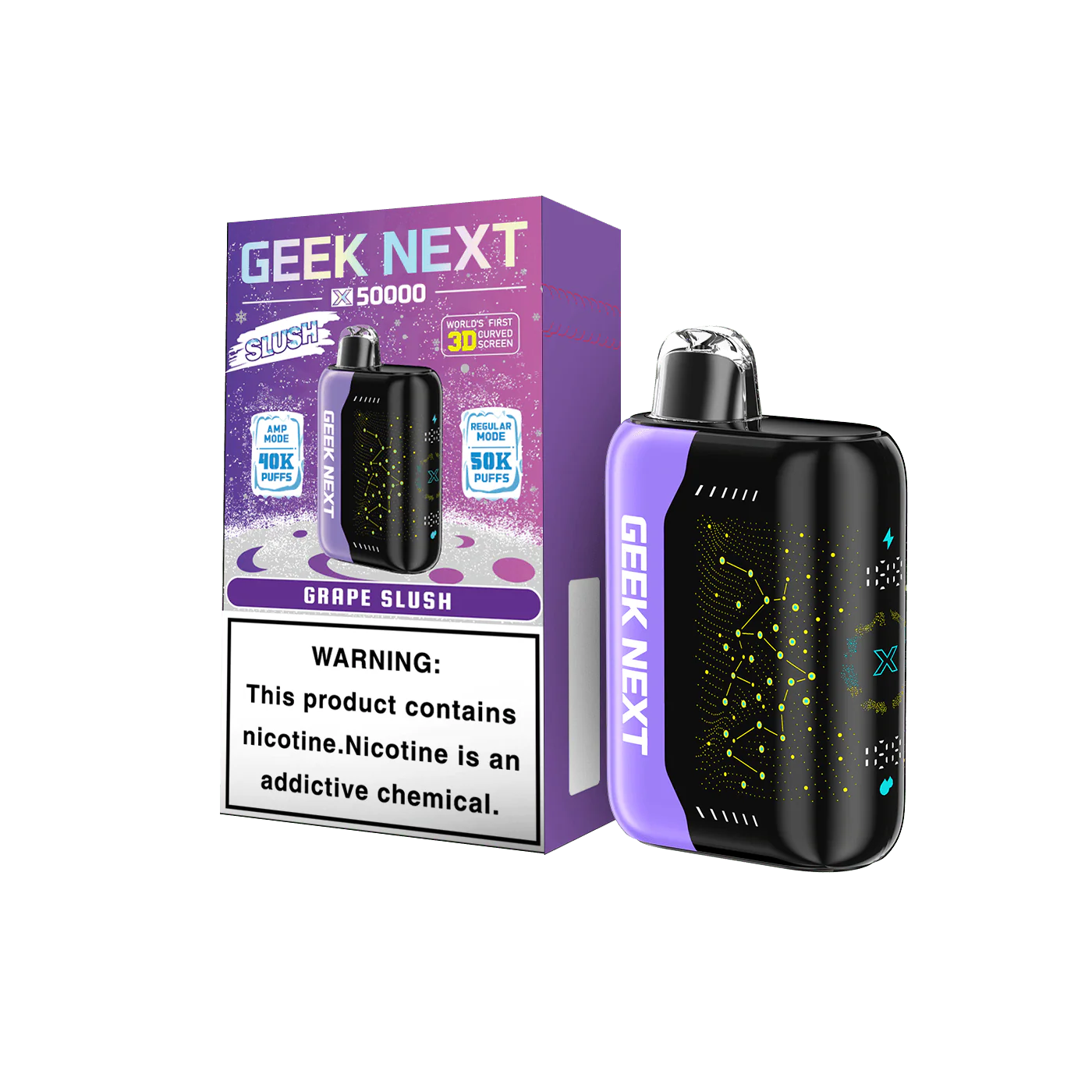 Grape Slush Disposable Vape - Geek Next X 50000