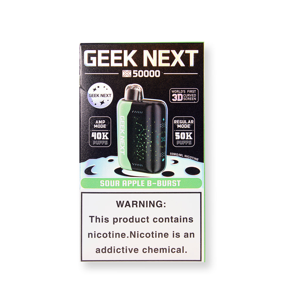 Sour Apple B-Burst Disposable Vape - Geek Next X 50000