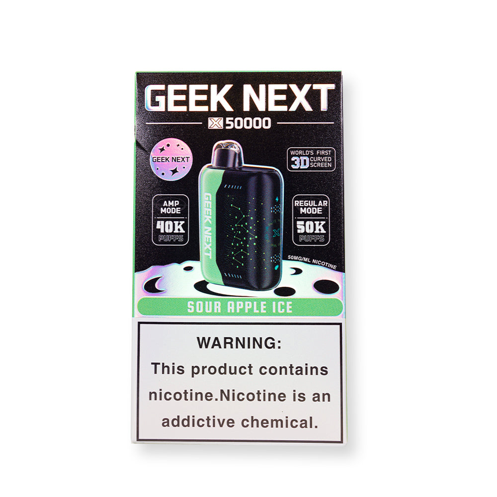 Sour Apple Ice Dispoable Vape - Geek Next X 50000