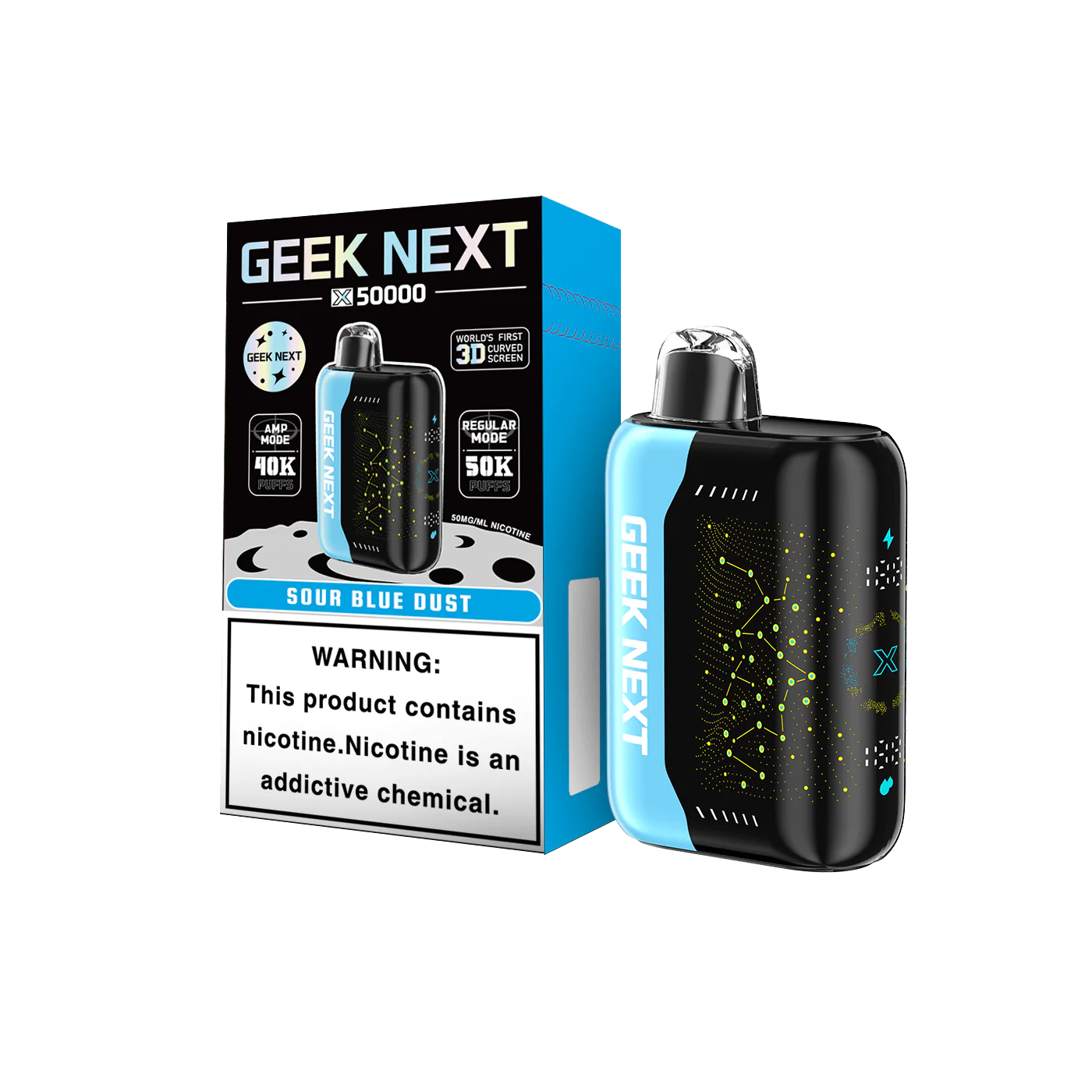 Sour Blue Dust Disposable Vape - Geek Next X 50000