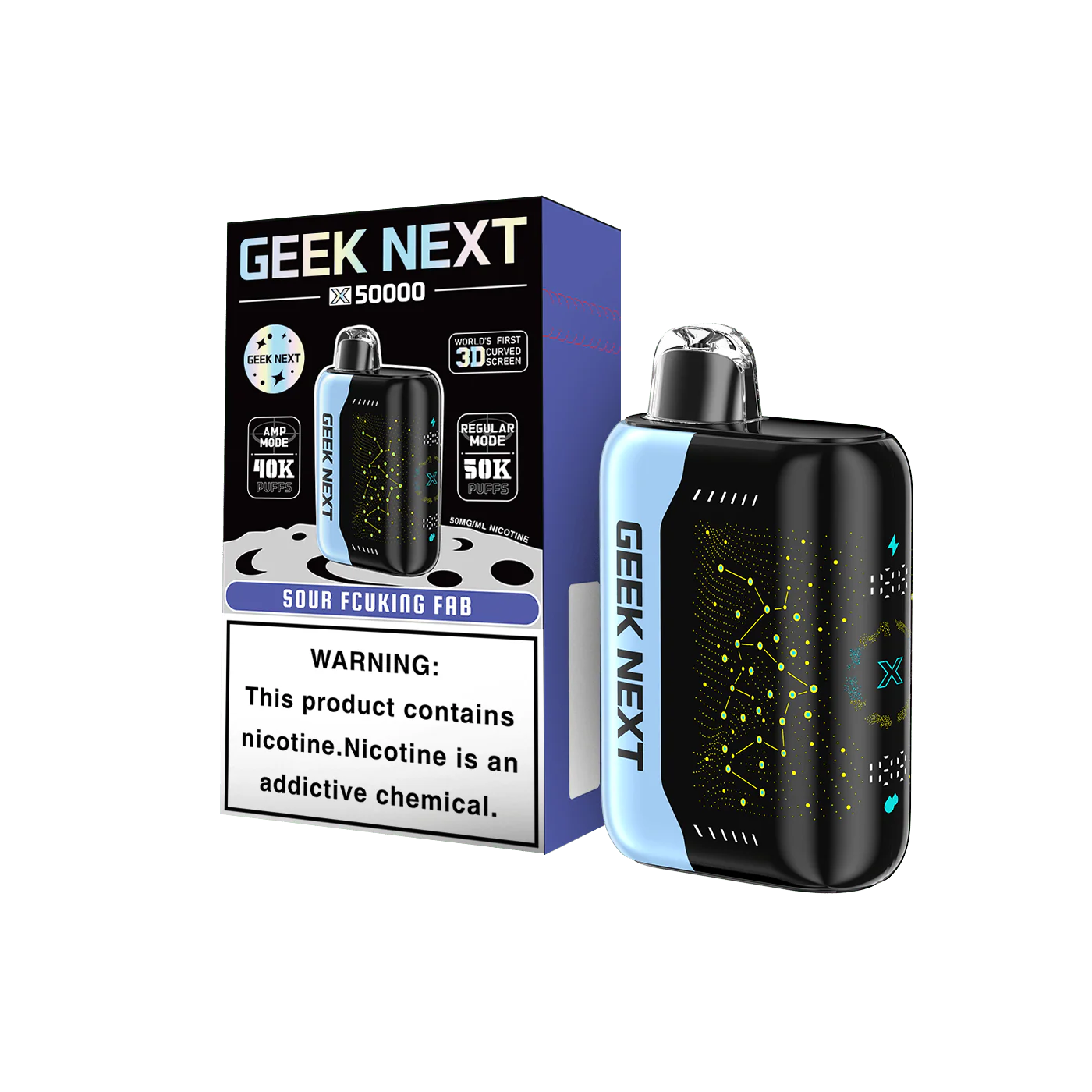Sour Fcuking Fab Disposable Vape - Geek Next X 50000