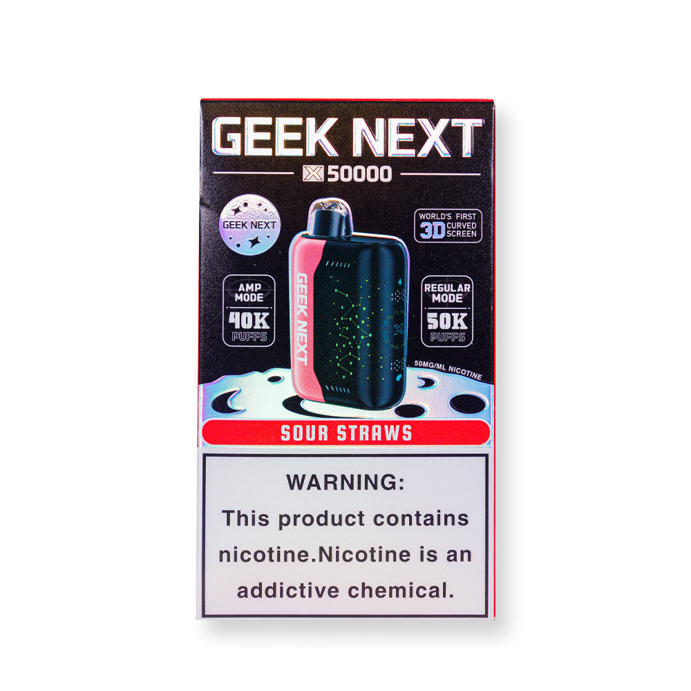 Sour Straws Disposable Vape - Geek Next X 50000