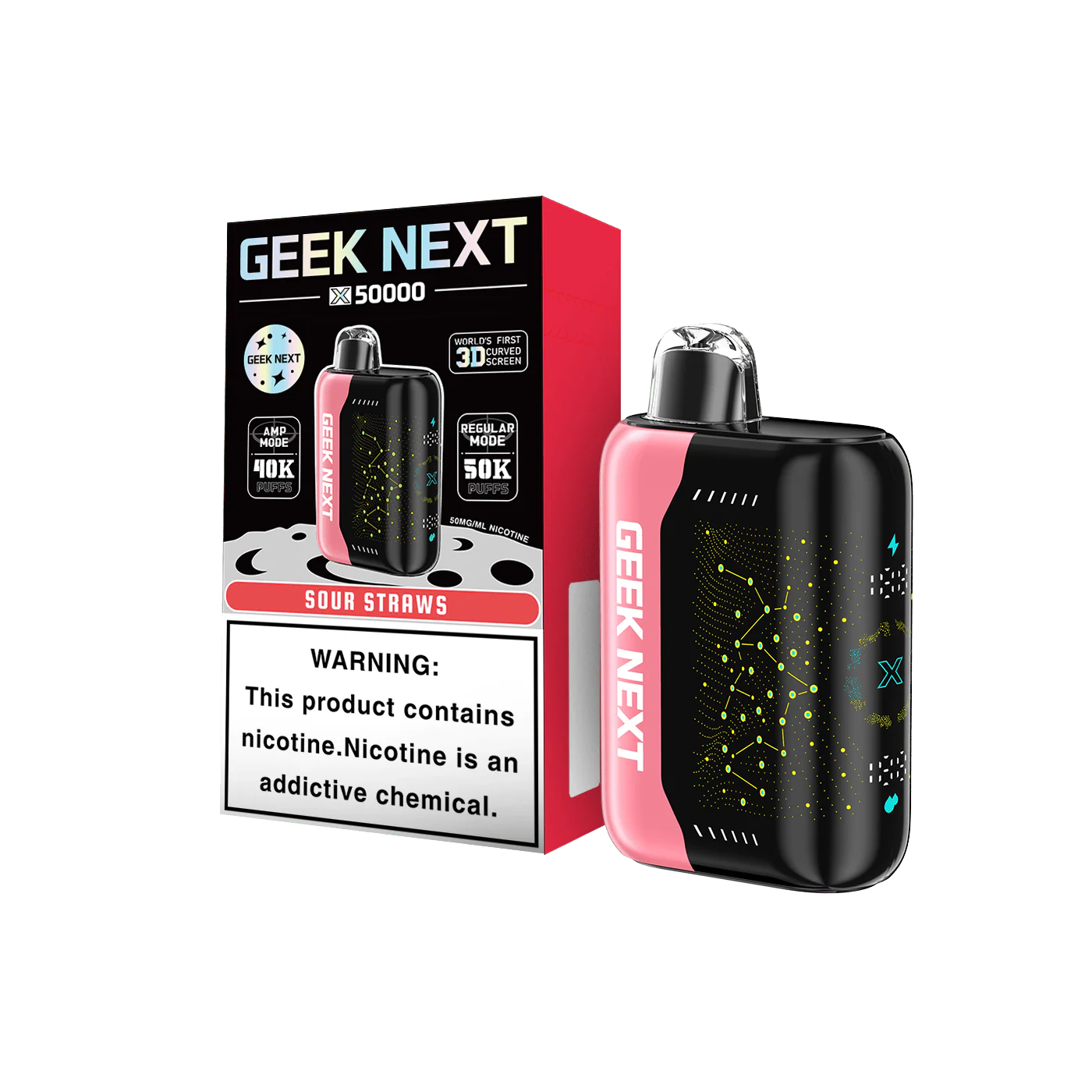 Sour Straws Disposable Vape - Geek Next X 50000