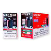 Sour Straws Geek Next X 50000 disposable vape packaging