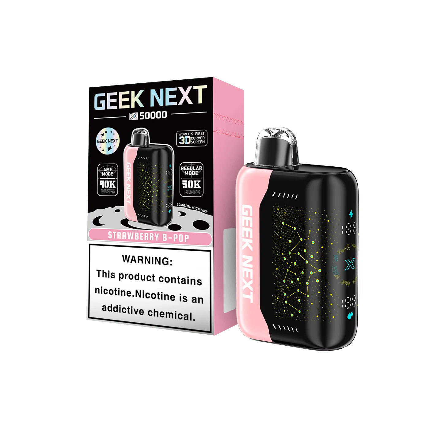 Strawberry B-pop Disposable Vape - Geek Next X 50000