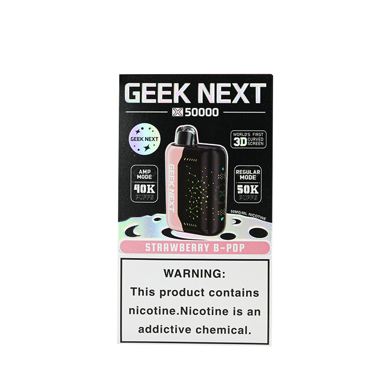 Strawberry B-Pop Disposable Vape - Geek Next X 50000
