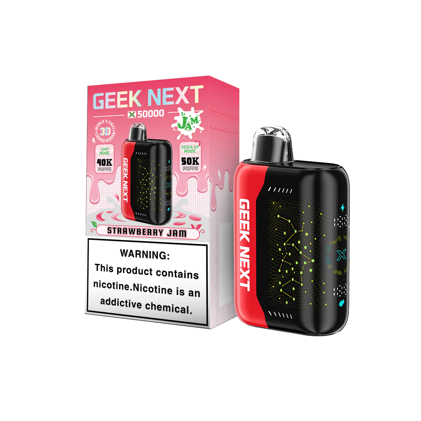 Strawberry Jam Disposable Vape - Geek Next X 50000