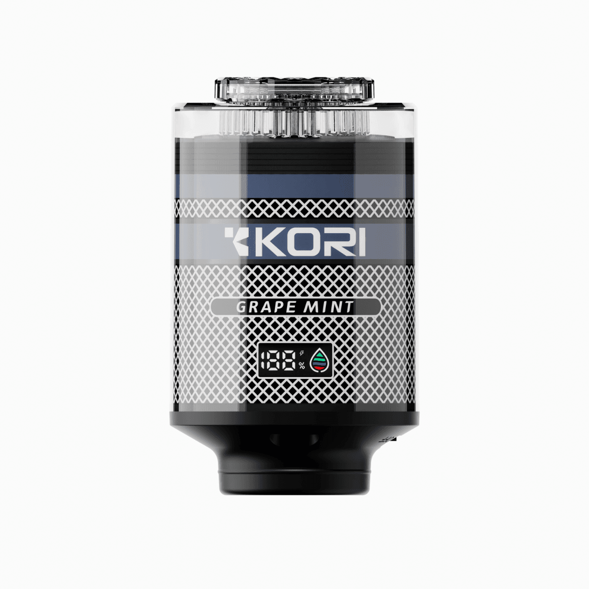 KORI E-Hookah Head 100K 2-in-1 Disposable E-Hookah - Black Coral