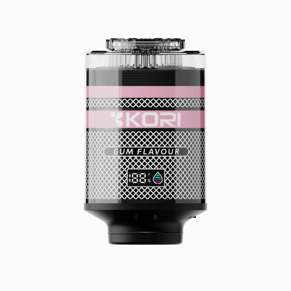 KORI E-Hookah Head 100K 2-in-1 Disposable E-Hookah - Black Coral