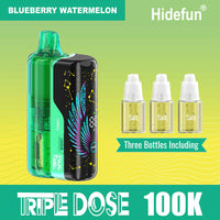 Blueberry Watermelon Hidefun Triple Dose 100K Kit Disposable Vape