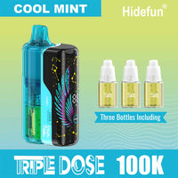 Cool Mint Hidefun Triple Dose 100K Disposable Vape