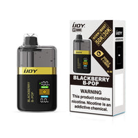 Blackberry B-Pop IJoy XP50000 disposable vape packaging 