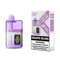Grape Bliss  IJoy XP50000 disposable vape packaging 
