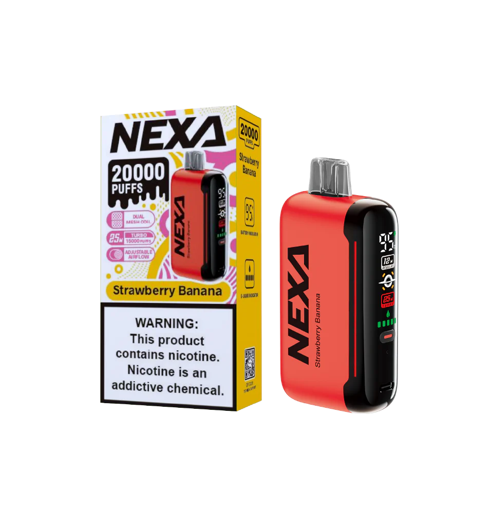 Strawberry Banana Nexa N20000 - Black Coral
