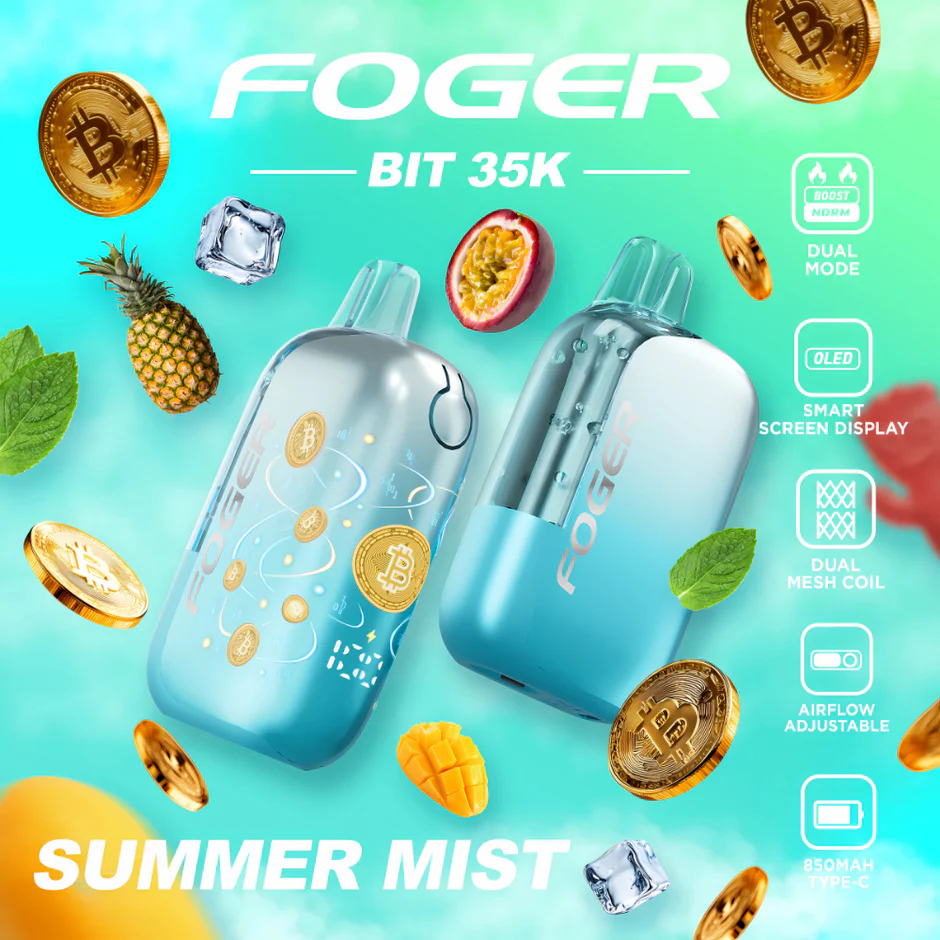 Summer Mist Foger Bit 35K - Black Coral