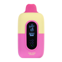 Pink Sour Straws Hidden Hills x Fifty Bar 20K - Black Coral