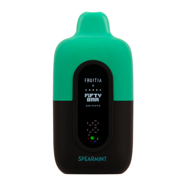 Spearmint Fruitia x Fifty Bar 20K - Black Coral