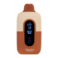 Vanilla Bean Tobacco Hidden Hills x Fifty Bar 20K - Black Coral