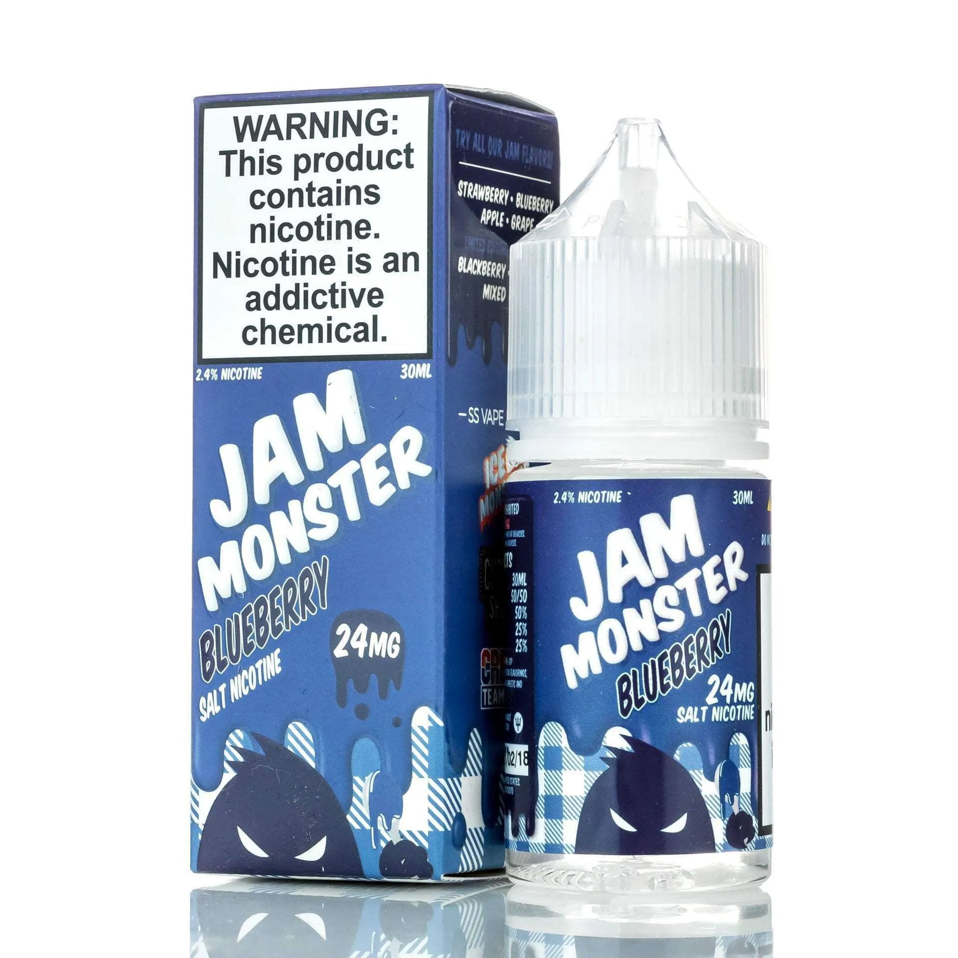 Jam Monster Salts - Blueberry Jam - 30ml - Black Coral
