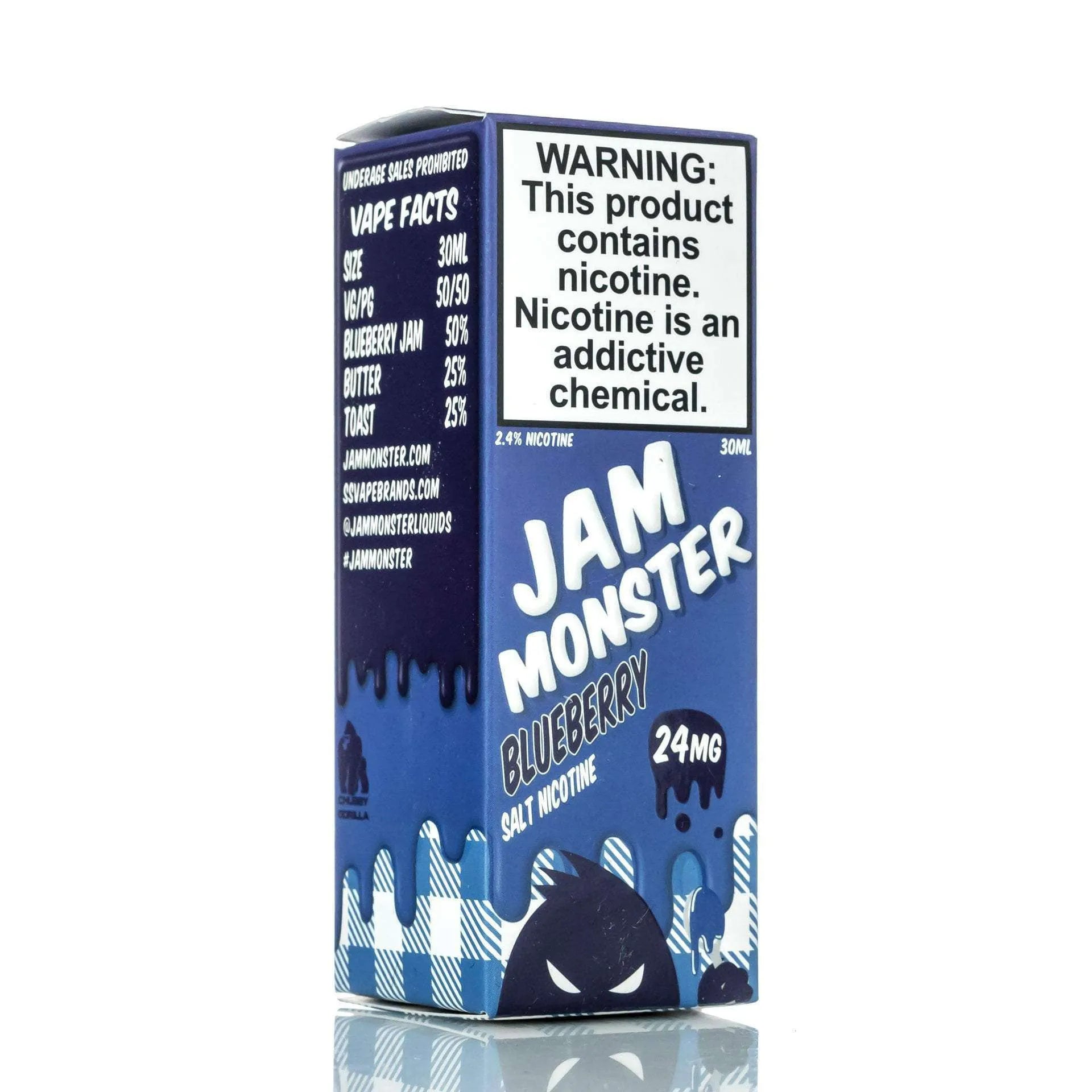 Jam Monster Salts - Blueberry Jam - 30ml - Black Coral