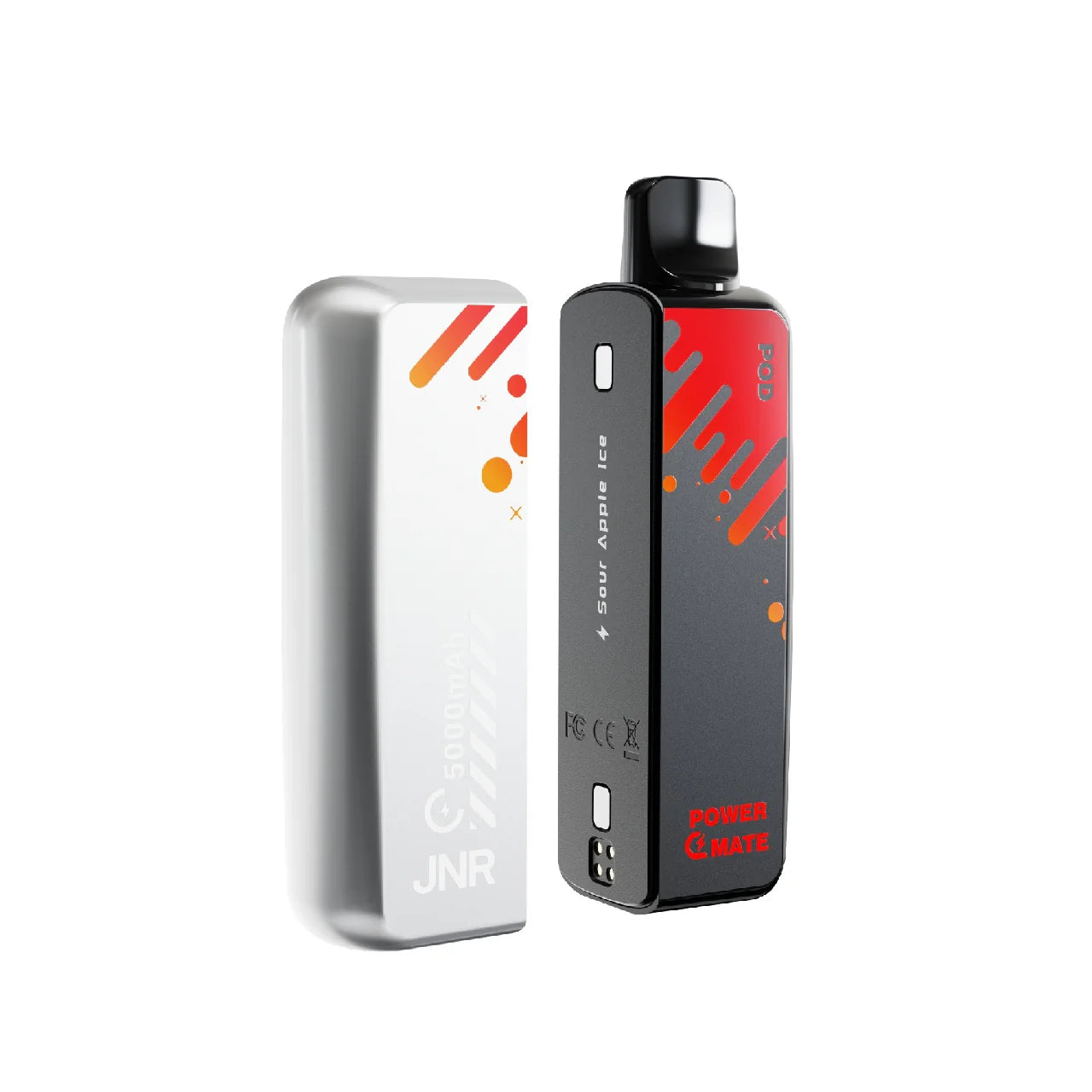 Sour Apple Ice JNR Power Mate 30K Pod  disposable vape packaging 