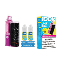 Strawberry Watermelon JNR Stellarc 100K Kit disposable vape packaging  