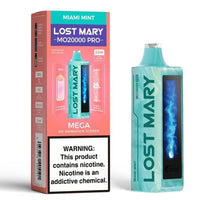 Miami Mint Lost Mary MO20000 Pro disposable vape packaging  