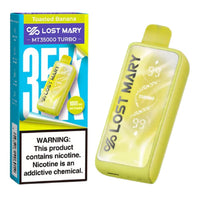 Toasted Banana Lost Mary MT35000 Turbo Disposable Vape Packaging
