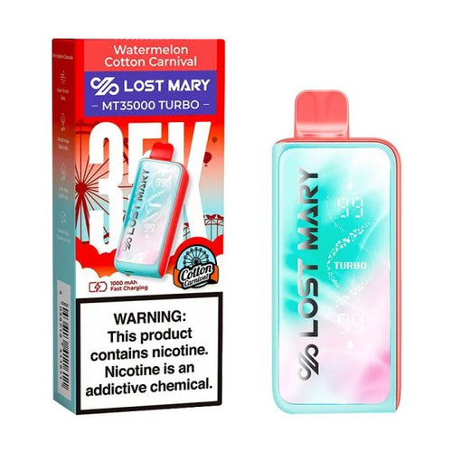 Watermelon Cotton Carnival - Lost Mary MT35000 Turbo | Online Vape Shop