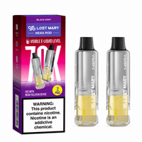 Black Mint Lost Mary Nera Fullview 70K Pod Disposable Vape Packaging