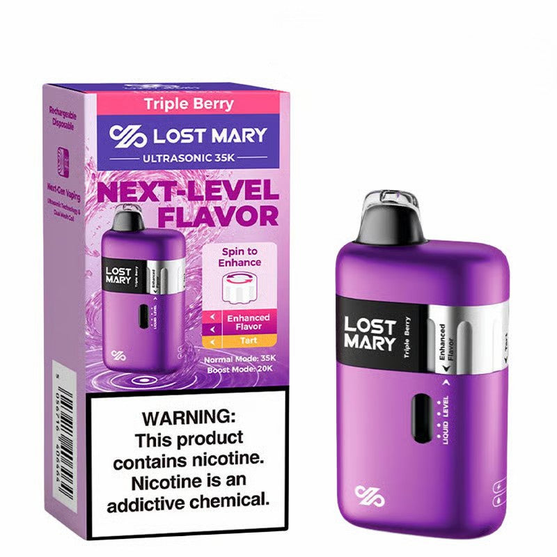 Triple Berry - Lost Mary Ultrasonic 35K Packaging