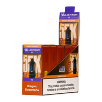 Dragon Strawnana Lost Mary Viz 55K Disposable Vape Packaging
