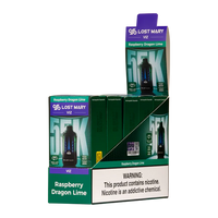 Raspberry Dragon Lime Lost Mary Viz 55K Disposable Vape Packaging